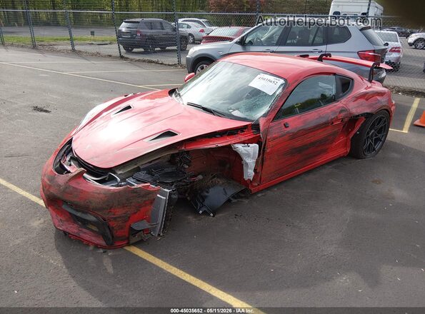 WP0AE2A89SK272107 2025 PORSCHE CAYMAN Красный Передняя левая четверть