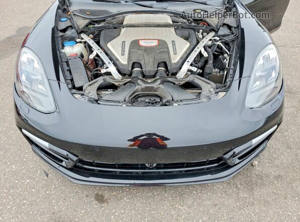 WP0AF2A71JL141766 2018 PORSCHE PANAMERA Black Вид задньої частини салону