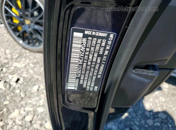 WP0AF2A73HL152875 2017 PORSCHE PANAMERA Blue Вид підкапотного простору