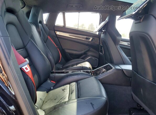 WP0AF2A73HL152875 2017 PORSCHE PANAMERA Blue Вид задніх сидінь