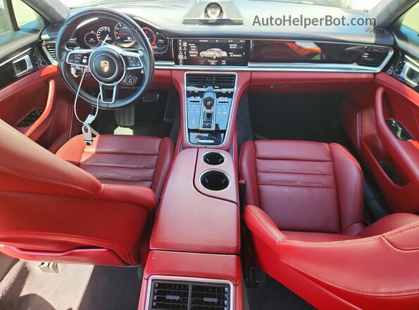 WP0AG2A73LL145964 2020 PORSCHE PANAMERA White Widok deski rozdzielczej