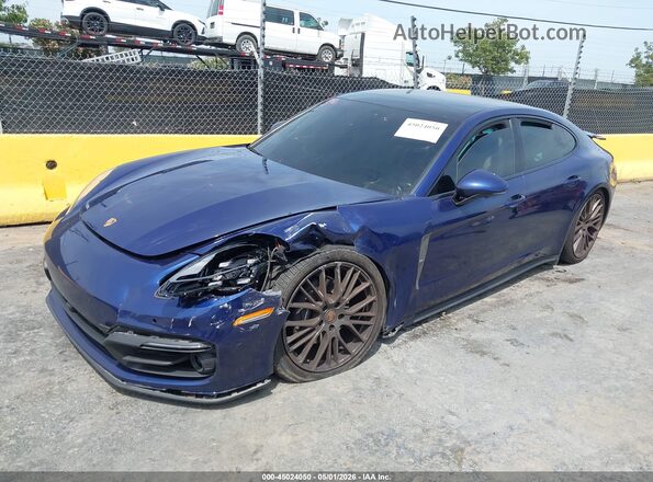 WP0AJ2A75PL103044 2023 PORSCHE PANAMERA Blue წინა მარცხენა ხედი სამი მეოთხედიდან
