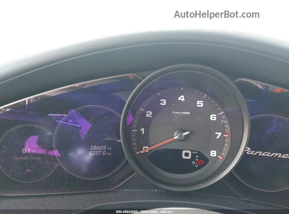 WP0AJ2A75PL103044 2023 PORSCHE PANAMERA Blue უკანა სავარძლების ხედი
