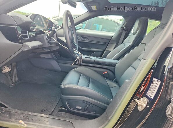 WP0BA2Y14PSA60167 2023 PORSCHE TAYCAN Black Front interior view