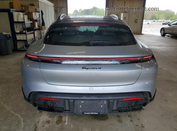 WP0BA2Y18NSA67149 2022 PORSCHE TAYCAN Silver Widok z tyłu