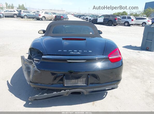 WP0CA2A80GS120308 2016 PORSCHE BOXSTER Black 