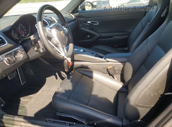 WP0CA2A81GS120771 2016 PORSCHE BOXSTER Black Սալոնի դիմացի տեսք