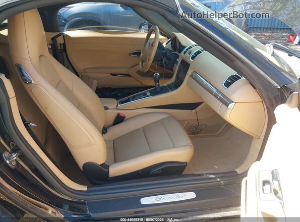 WP0CA2A85GS120689 2016 PORSCHE BOXSTER Black VIN կոդի պիտակի տեսք