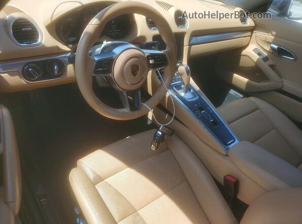 WP0CA2A87HS221671 2017 PORSCHE BOXSTER Синий Вид панели приборов