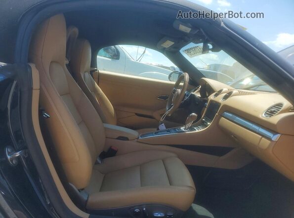 WP0CA2A87HS221671 2017 PORSCHE BOXSTER Синий Вид задних сидений