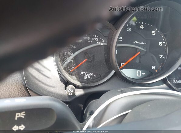 WP0CA2A8XMS210318 2021 PORSCHE 718 BOXSTER Black Հետևի նստատեղերի տեսք