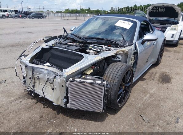 WP0CB2A92LS263891 2020 PORSCHE 911 Silver წინა მარცხენა ხედი სამი მეოთხედიდან