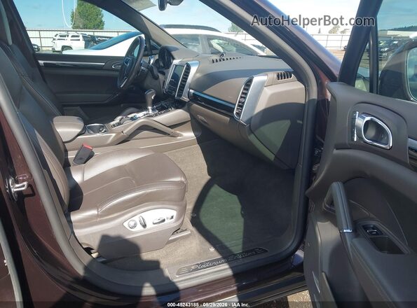 WP1AA2A24JKA02402 2018 PORSCHE CAYENNE Maroon Սալոնի դիմացի տեսք