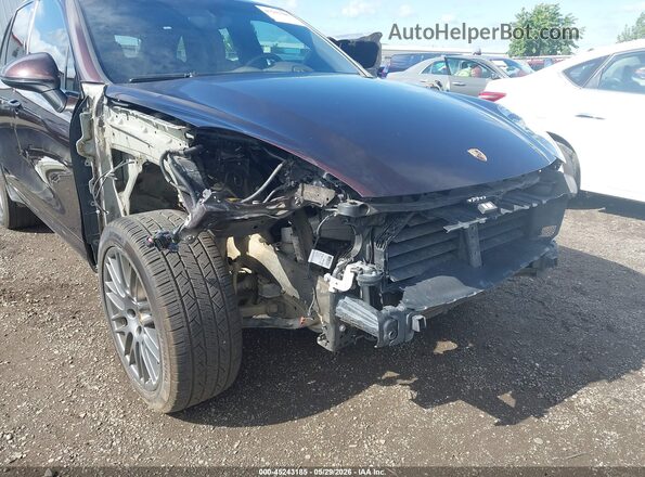 WP1AA2A24JKA02402 2018 PORSCHE CAYENNE Maroon Դիմացի տեսք