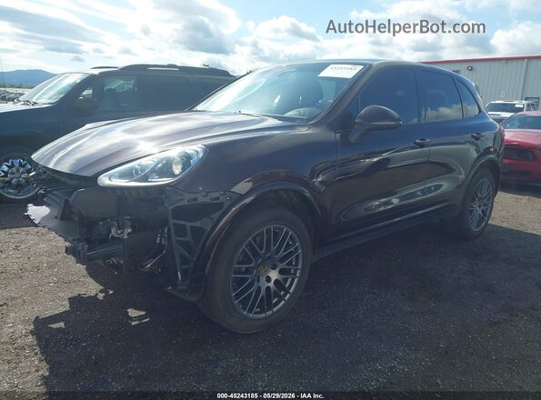 WP1AA2A24JKA02402 2018 PORSCHE CAYENNE Maroon Առջևի ձախ երեք քառորդ տեսարան