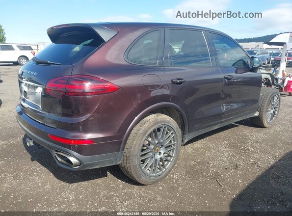 WP1AA2A24JKA02402 2018 PORSCHE CAYENNE Maroon Հետևի աջ