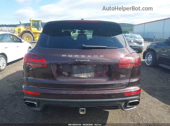 WP1AA2A24JKA02402 2018 PORSCHE CAYENNE Maroon 