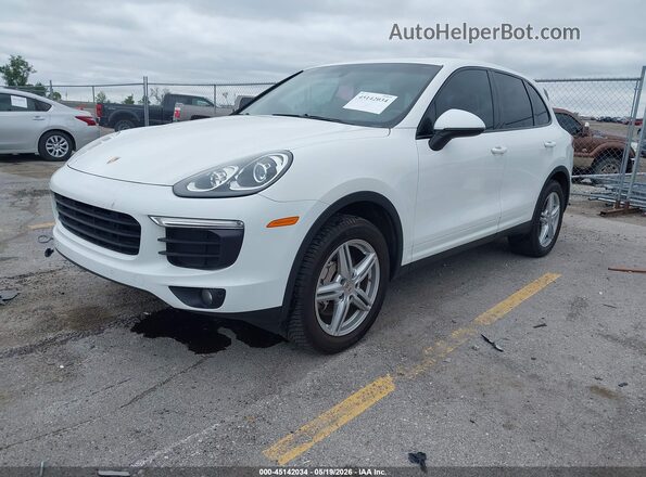 WP1AA2A26GLA04820 2016 PORSCHE CAYENNE White Առջևի ձախ երեք քառորդ տեսարան