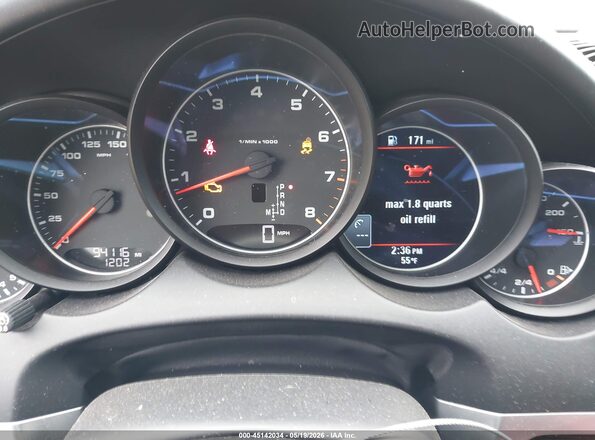 WP1AA2A26GLA04820 2016 PORSCHE CAYENNE White Հետևի նստատեղերի տեսք