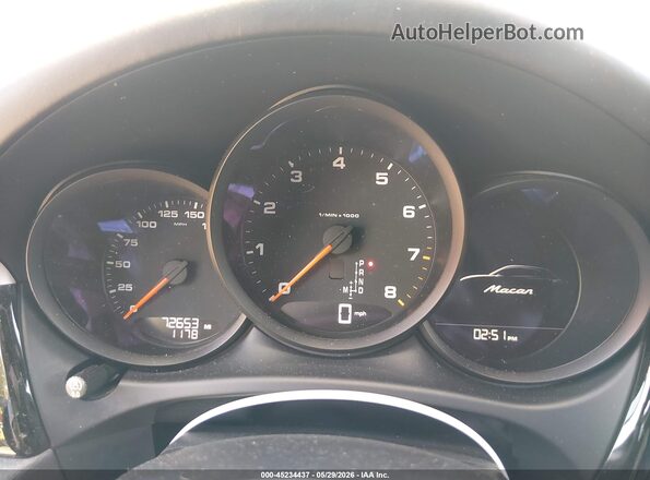 WP1AA2A50LLB01600 2020 PORSCHE MACAN Gray Հետևի նստատեղերի տեսք