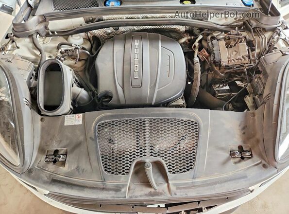 WP1AA2A50LLB06988 2020 PORSCHE MACAN Белый Вид подкапотного пространства