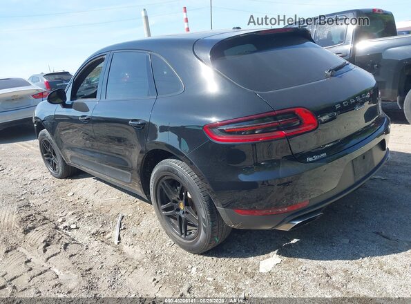 WP1AA2A51JLB11064 2018 PORSCHE MACAN Black Հետևի ձախ