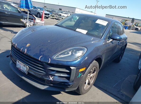 WP1AA2A51LLB13450 2020 PORSCHE MACAN Синий Передняя левая четверть