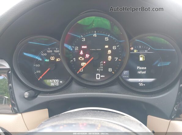 WP1AA2A52HLB81540 2017 PORSCHE MACAN Black Вид задніх сидінь