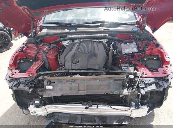 WP1AA2A52SLB13665 2025 PORSCHE MACAN Red Вид ззаду