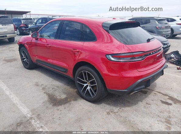 WP1AA2A52SLB13665 2025 PORSCHE MACAN Red Задня ліва чверть