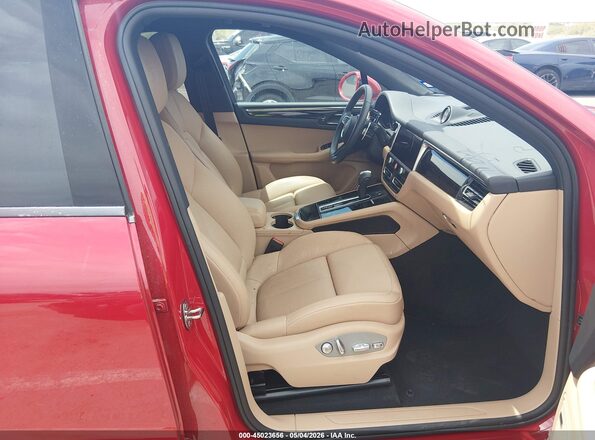 WP1AA2A52SLB13665 2025 PORSCHE MACAN Red Вид салону спереду