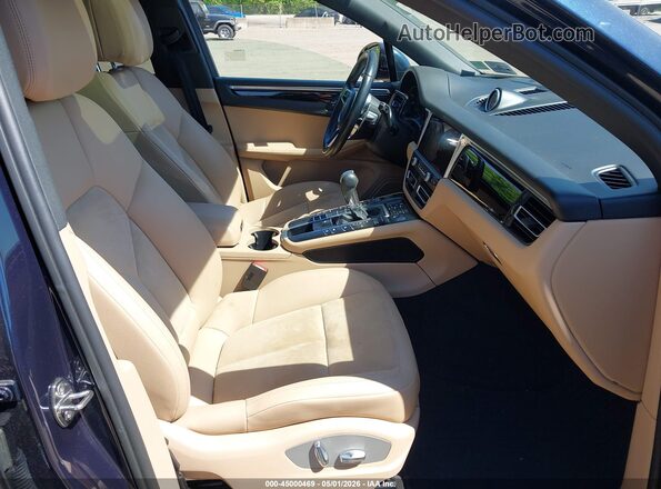 WP1AA2A53MLB03858 2021 PORSCHE MACAN Black Widok wnętrza z przodu