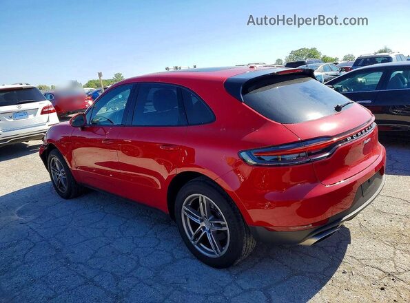 WP1AA2A54LLB04161 2020 PORSCHE MACAN Red Trasero izquierdo