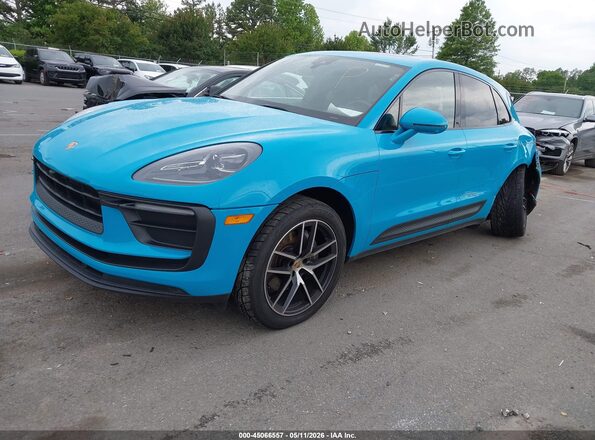 WP1AA2A54NLB06334 2022 PORSCHE MACAN Light Blue Front left