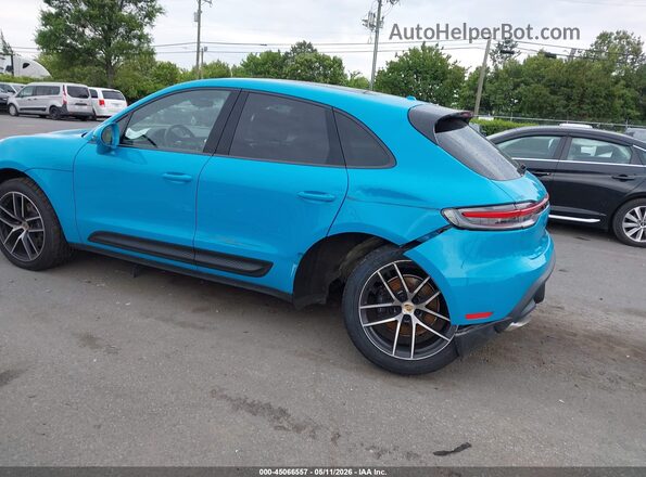 WP1AA2A54NLB06334 2022 PORSCHE MACAN Light Blue Rear left