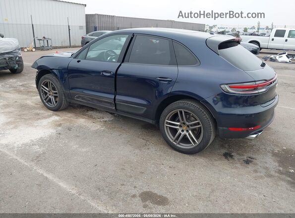 WP1AA2A55KLB06743 2019 PORSCHE MACAN Dark Blue Задня ліва чверть