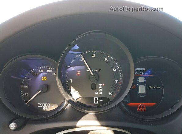 WP1AA2A55PLB04644 2023 PORSCHE MACAN White Widok zestawu wskaźników