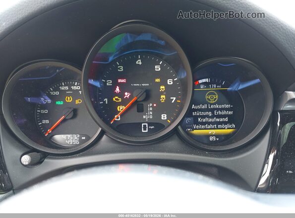 WP1AA2A57LLB10536 2020 PORSCHE MACAN Gray უკანა სავარძლების ხედი