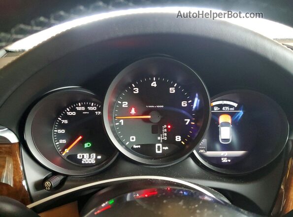 WP1AA2A5XKLB05409 2019 PORSCHE MACAN White Вид щитка приладів