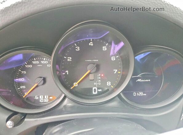 WP1AA2A5XLLB03709 2020 PORSCHE MACAN Серый Вид щитка приборов