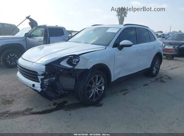 WP1AA2AY1KDA04358 2019 PORSCHE CAYENNE White Передня ліва чверть