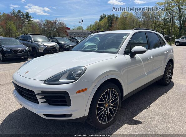 WP1AA2AY2KDA00870 2019 PORSCHE CAYENNE Белый Передняя левая четверть