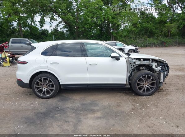 WP1AA2AY2LDA08484 2020 PORSCHE CAYENNE White უკანა სალონის ხედი