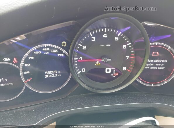 WP1AA2AY2LDA08484 2020 PORSCHE CAYENNE White უკანა სავარძლების ხედი