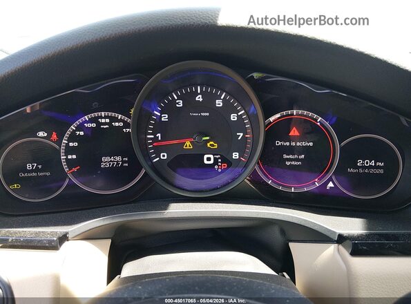 WP1AA2AY2MDA01682 2021 PORSCHE CAYENNE Black Вид задніх сидінь