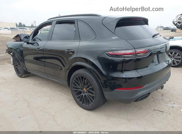 WP1AA2AY3KDA09321 2019 PORSCHE CAYENNE Black უკანა მარცხენა