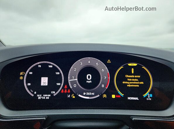 WP1AA2AY3SDA02305 2025 PORSCHE CAYENNE Silver ხელსაწყოთა პანელის ხედი