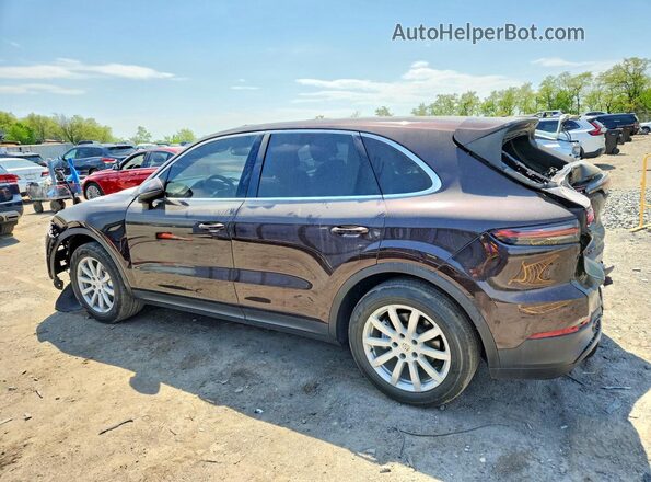 WP1AA2AY4KDA04368 2019 PORSCHE CAYENNE Коричневый Задняя левая четверть