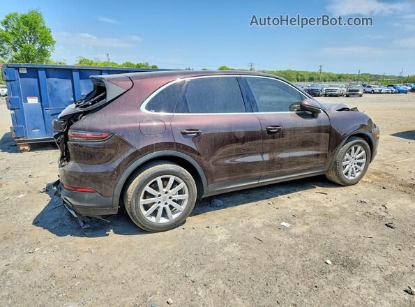 WP1AA2AY4KDA04368 2019 PORSCHE CAYENNE Коричневый Задняя правая четверть