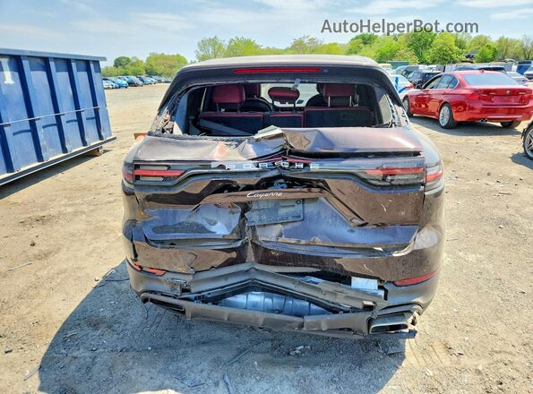 WP1AA2AY4KDA04368 2019 PORSCHE CAYENNE Коричневый Вид сзади